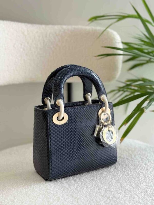 Dior Lady Dior Python Leather - Image 6