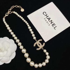 chanel necklace, cc