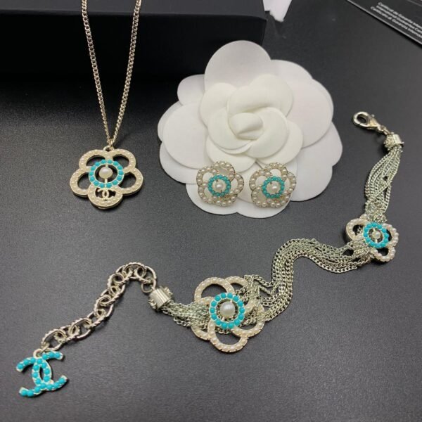 Chanel Camelia Necklace - Image 3