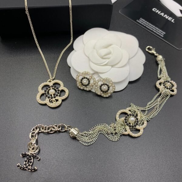 Chanel Camelia Necklace - Image 4