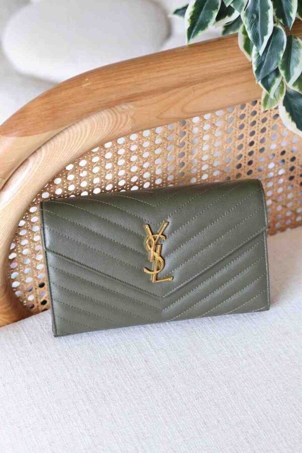 Saint Laurent Cassandre Matelassé Business Card Case - Image 10