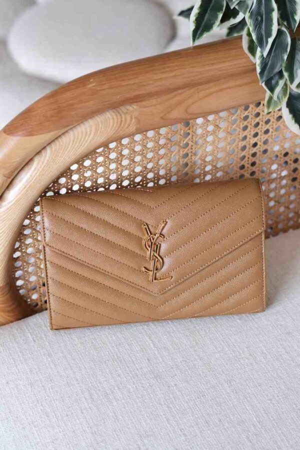 Saint Laurent Cassandre Matelassé Business Card Case - Image 11