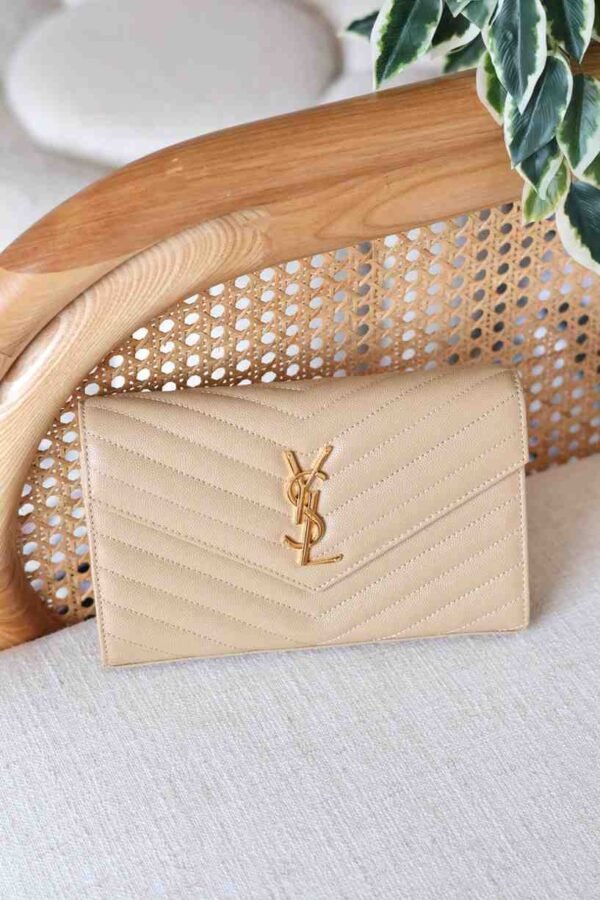 Saint Laurent Cassandre Matelassé Business Card Case - Image 7