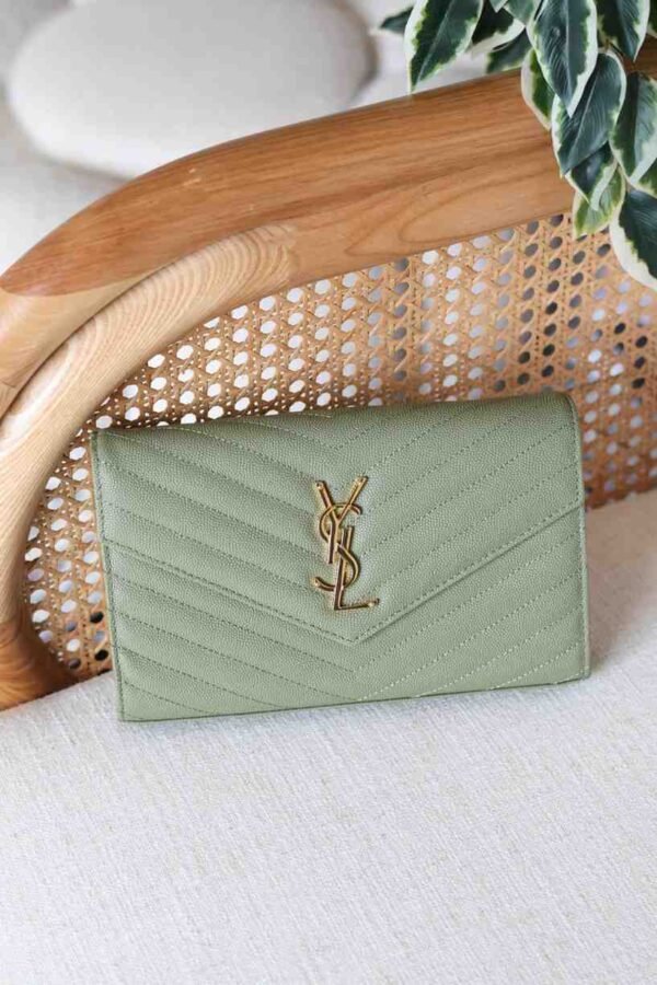 Saint Laurent Cassandre Matelassé Business Card Case - Image 5