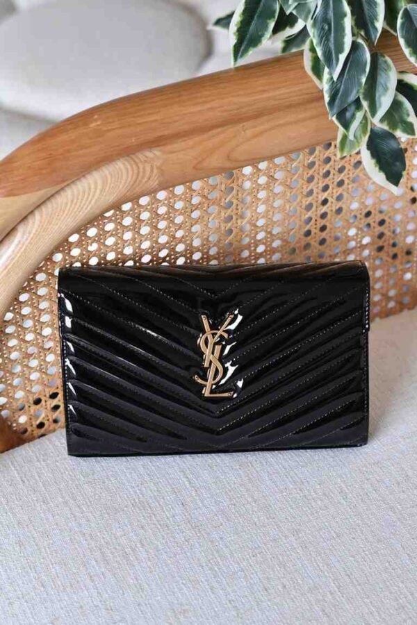 Saint Laurent Cassandre Matelassé Business Card Case - Image 14