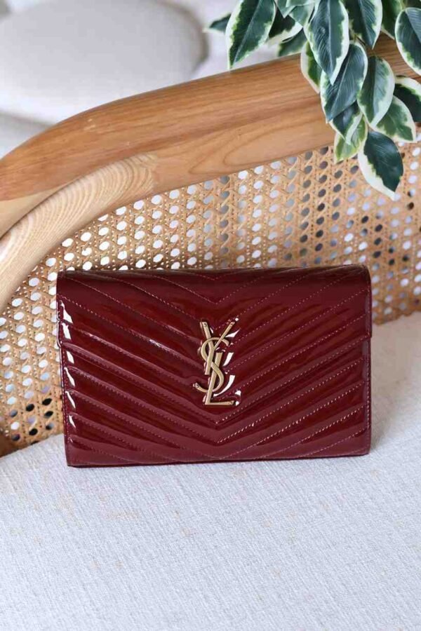Saint Laurent Cassandre Matelassé Business Card Case - Image 15