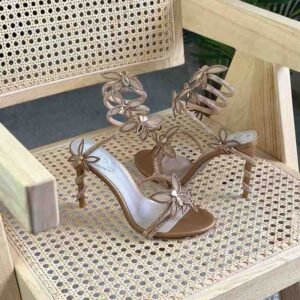 Rene Caovilla, Butterflies Crystal-embellished High Sandals