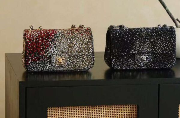 Chanel sequins CF bag strass - Image 2