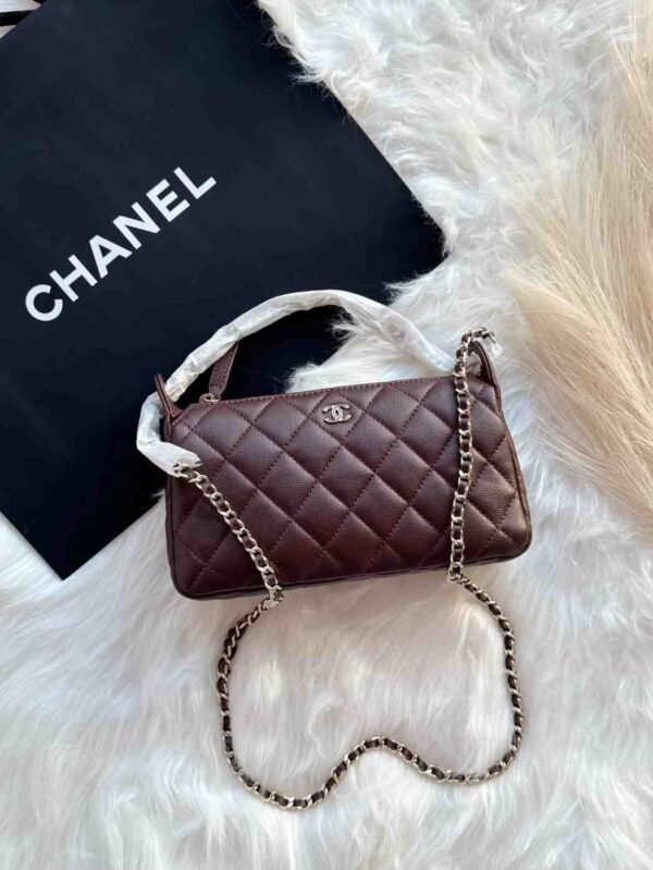 Chanel Matelasse Chain Clutch - Image 2