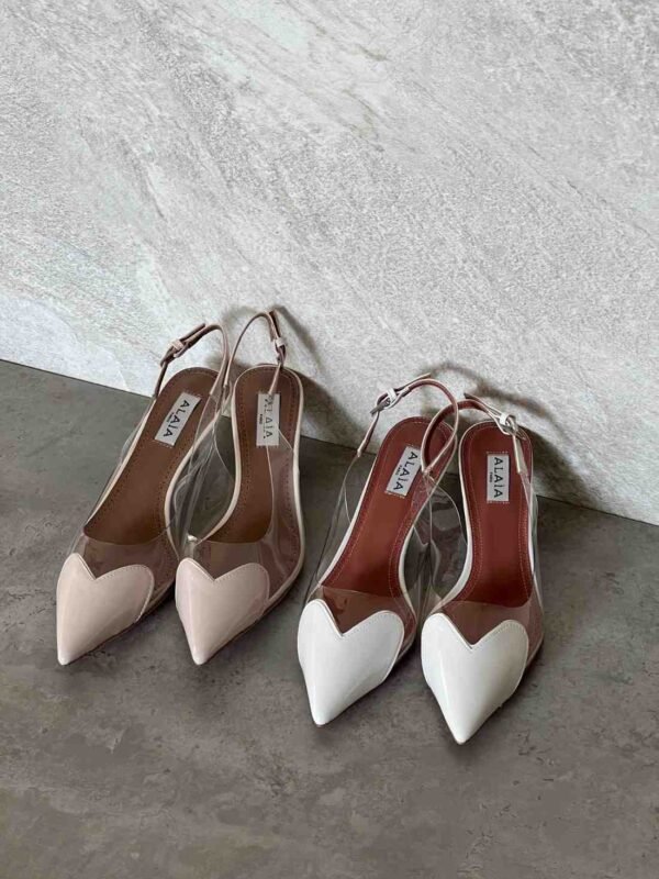 Alaïa Heart slingback pumps ALAÏA
