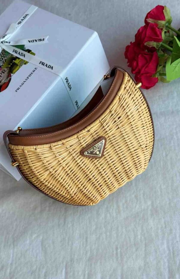 Prada wicker bag - Image 4