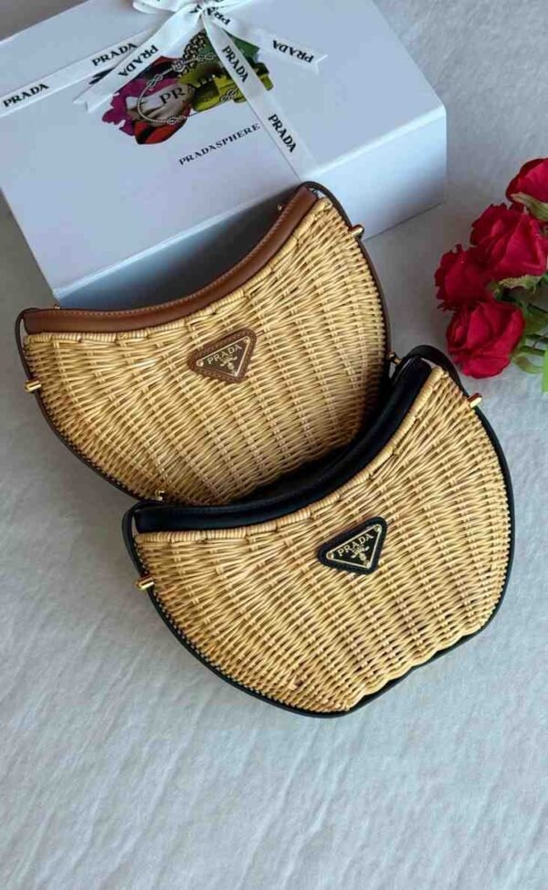 Prada wicker bag