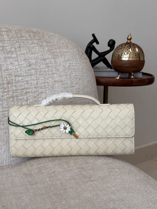 Bottega Veneta Leather Clutch - Image 2