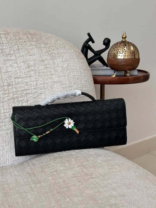 Bottega Veneta Leather Clutch - Image 3