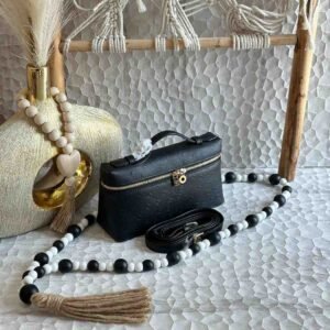 Loro Piana ostrich leather bag