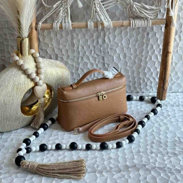 Loro Piana ostrich leather bag - Image 3