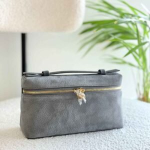 Loro Piana Leather Extra Pocket L19 Pouch Bag