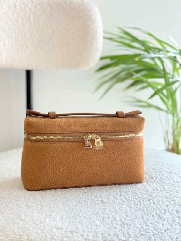 Loro Piana Leather Extra Pocket L19 Pouch Bag - Image 3