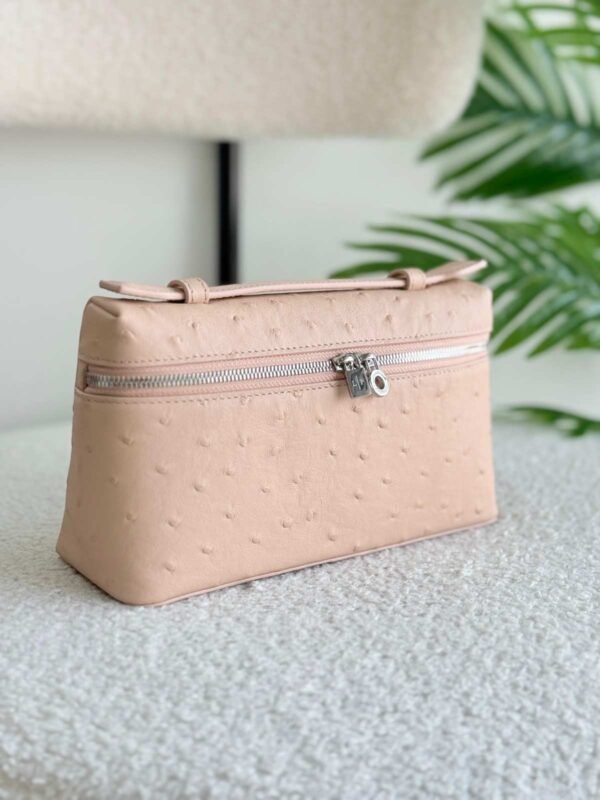Loro Piana Extra Pocket 19 Ostrich Crossbody Bag