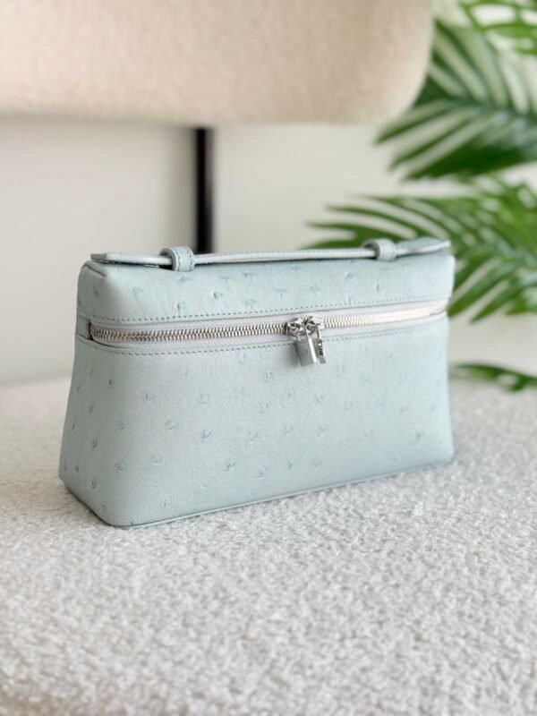 Loro Piana Extra Pocket 19 Ostrich Crossbody Bag - Image 8