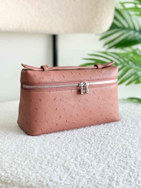 Loro Piana Extra Pocket 19 Ostrich Crossbody Bag - Image 7