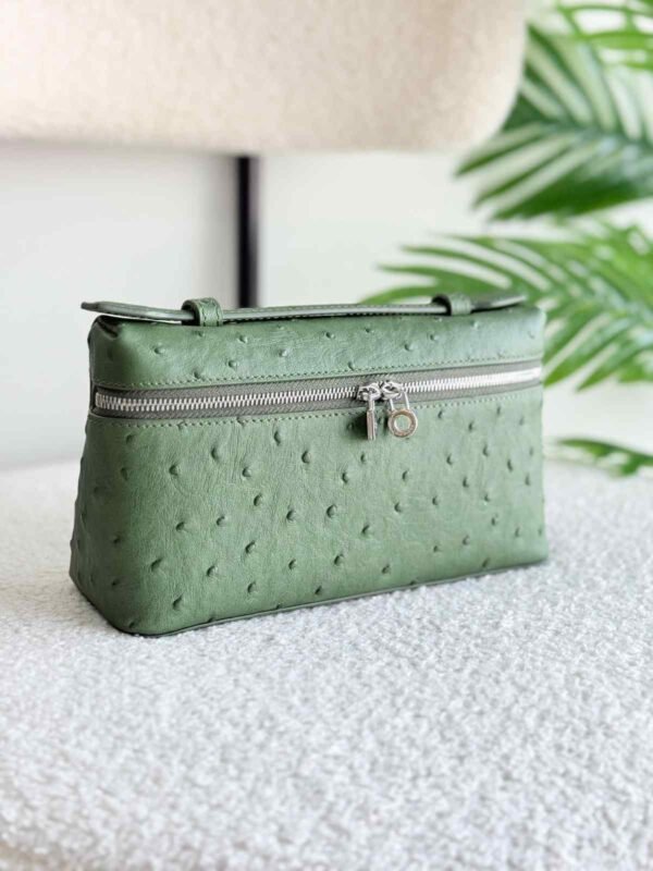 Loro Piana Extra Pocket 19 Ostrich Crossbody Bag - Image 5