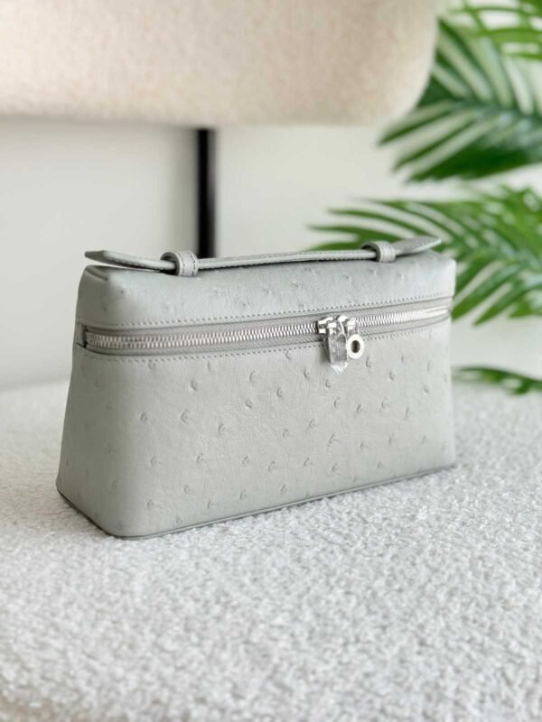 Loro Piana Extra Pocket 19 Ostrich Crossbody Bag - Image 9