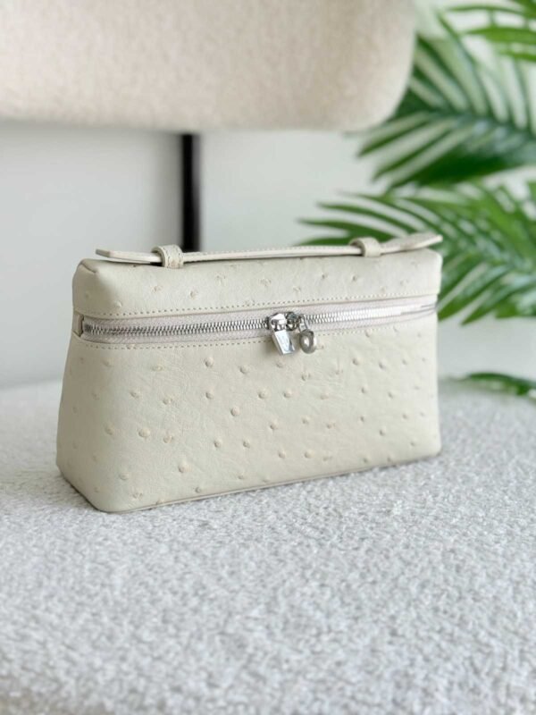 Loro Piana Extra Pocket 19 Ostrich Crossbody Bag - Image 11