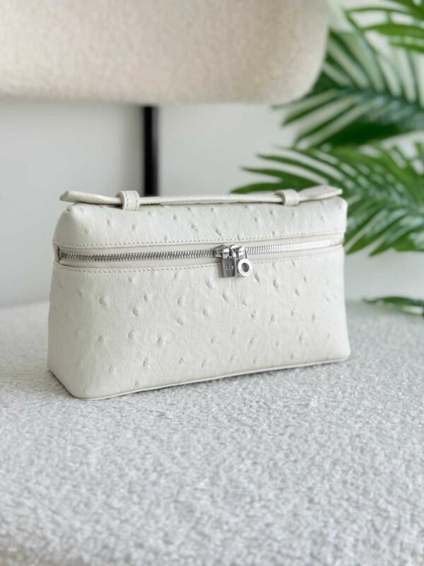 Loro Piana Extra Pocket 19 Ostrich Crossbody Bag - Image 12